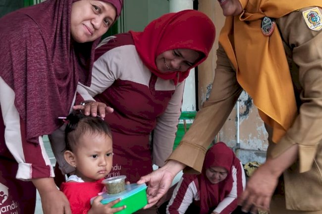 Didanai BOK 2025, Puskesmas Manisrenggo Beri PMT untuk Balita dan Ibu Hamil Risiko Gizi
