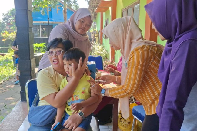 ORI Campak: Upaya Bersama Lindungi Bayi dan Balita di Kecamatan Manisrenggo