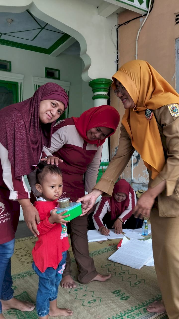 Didanai BOK 2025, Puskesmas Manisrenggo Beri PMT untuk Balita dan Ibu Hamil Risiko Gizi