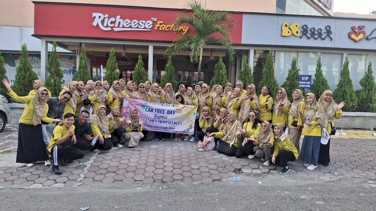 Langkah Sehat, Senyum Sehat - Puskesmas Manisrenggo di Car Free Day (CFD) Klaten !